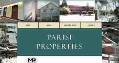 Desktop Screenshot of parisiproperties.com